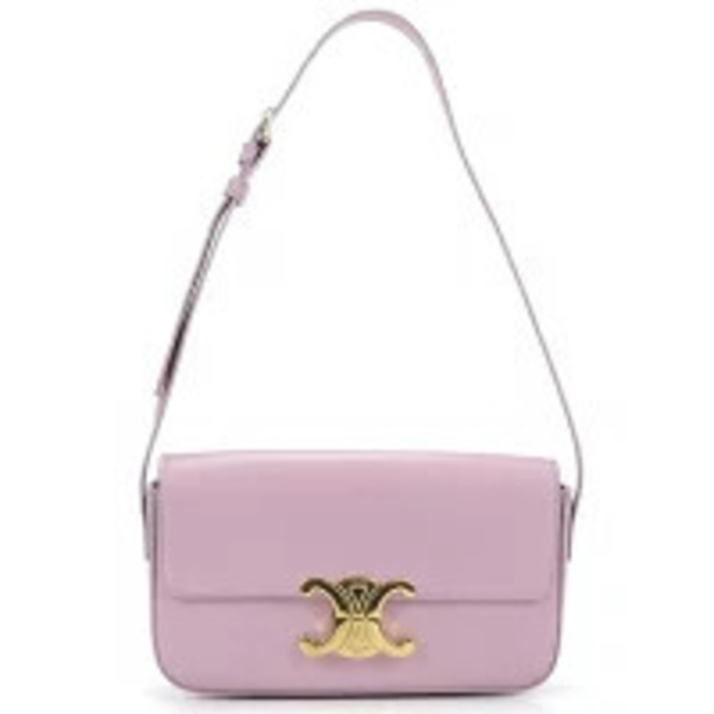 Celine Shoulder Bag Triomphe Pink Crossbody